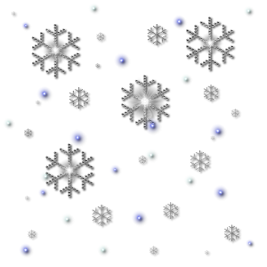 Snowflakes PNG image-7536